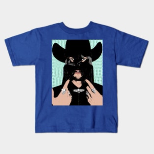 orville peck style pop art Kids T-Shirt